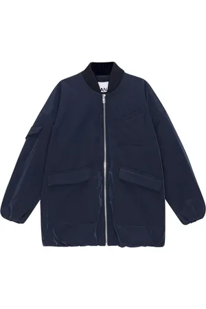 Ganni Oversized multiple-pocket bomber jacket