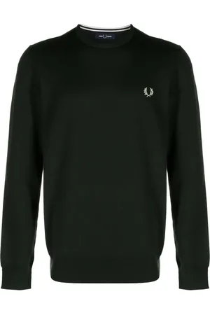 Fred Perry Logo-embroidered crew-neck jumper