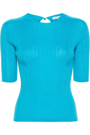 Lanvin Panelled knitted top