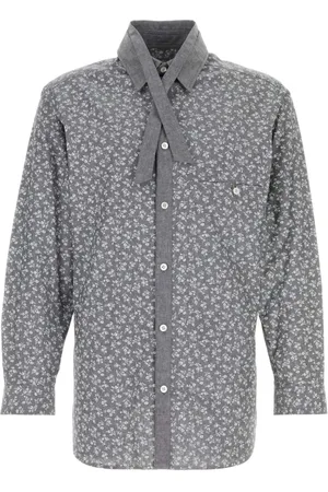 YOHJI YAMAMOTO Floral-print cotton shirt