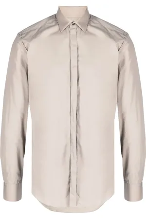 Lanvin Spread-collar cotton shirt