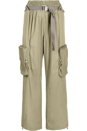 DION LEE Belted-waist Blouson trousers