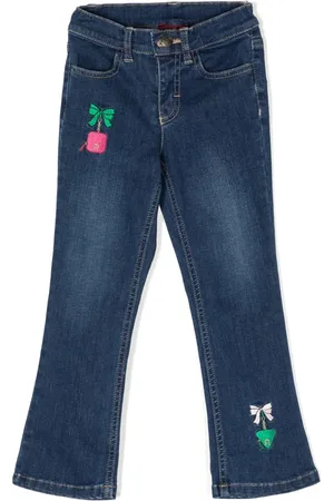 Aigner Embroidered flared jeans