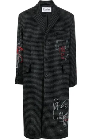 Etudes Jack Johnson houndstooth coat