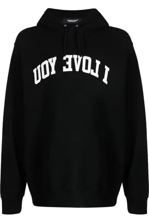 UNDERCOVER Slogan-print drawstring hoodie