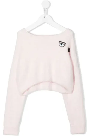 Chiara Ferragni Logo-patch terry sweater