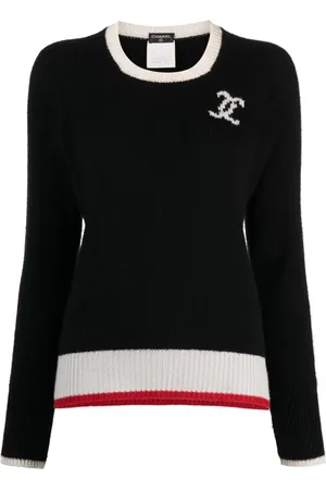 CHANEL 1996 CC cashmere jumper