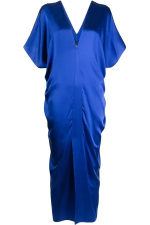 Voz Kaftan-style silk dress