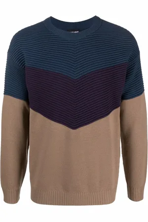 Giorgio Armani Colour-block wool jumper
