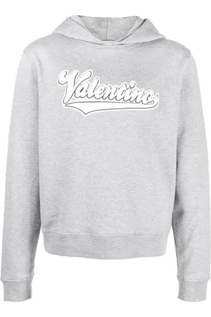 VALENTINO GARAVANI Embroidered logo patch hoodie