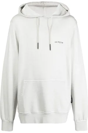 ISO.POETISM Logo-print cotton hoodie