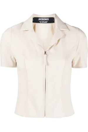 Jacquemus Tangelo zip-up cycling shirt