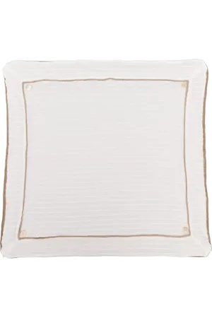 LA STUPENDERIA Button-detailing ribbed blanket