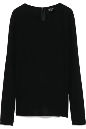 CHANEL 1990s crepe blouse
