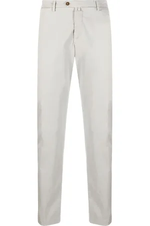 BRIGLIA Slim-fit cotton chinos