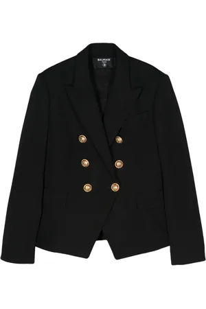 Balmain 6-Button double-breasted wool blazer
