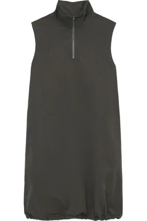 Izzue Half-zip sleeveless minidress