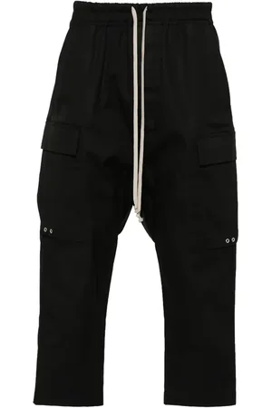 Rick Owens Cropped drop-crotch trousers