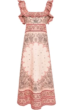 ZIMMERMANN Matchmaker Frilled midi dress
