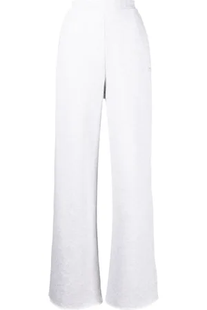 ROTATE Logo-embellished cotton track pants