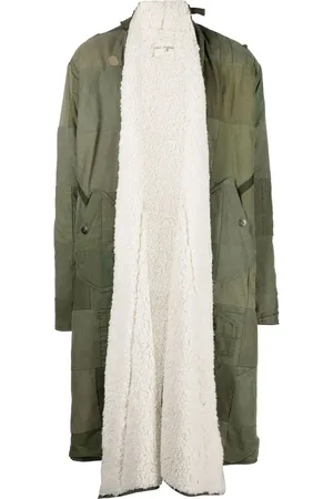GREG LAUREN Army scrapwork parka coat