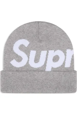 Supreme Intarsia-logo beanie hat