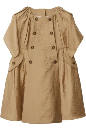 Burberry Double-breasted cotton dress