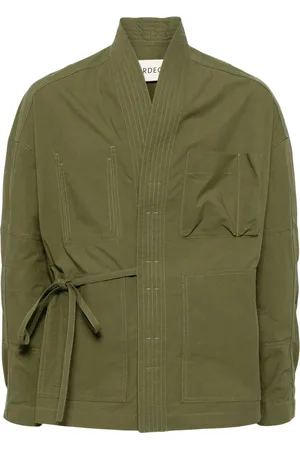 Mordecai Multi-pocket wrap-around jacket
