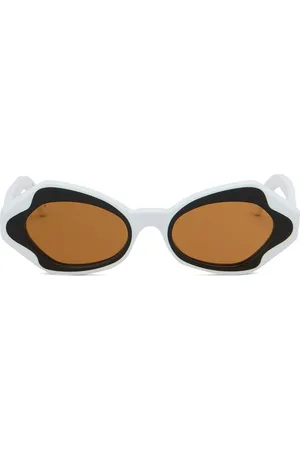 Marni Geometric-frame tinted sunglasses