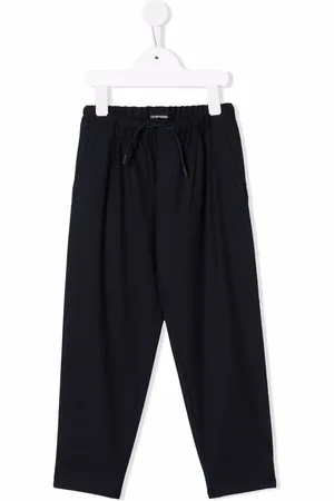 Emporio Armani Drawstring straight leg trousers