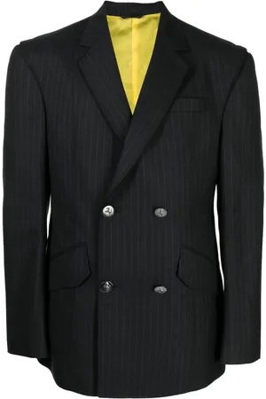 FERRARI Double-breasted virgin-wool blazer