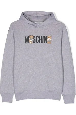 Moschino Logo-print cotton hoodie
