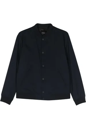 THEORY Buttoned bomber jacket