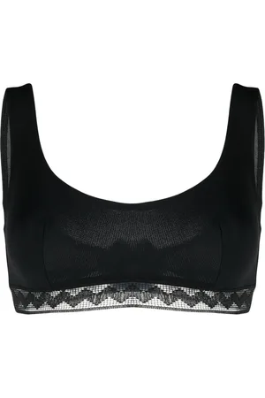 ERES Lace-panel scoop-neck bra