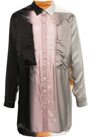 Rick Owens Larry Fogpocket ombré shirt