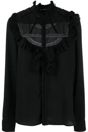 Dsquared2 Ruffled long-sleeved blouse