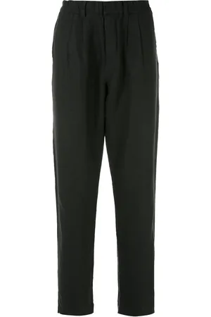 HANDRED Linen straight trousers