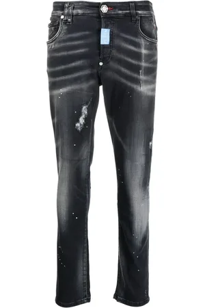 Philipp Plein Hexagon low-rise skinny jeans