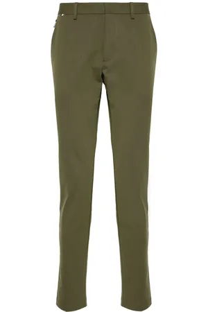 HUGO BOSS Mid-rise tapered chinos