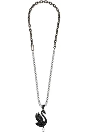 Swarovski Swan crystal-embellished choker
