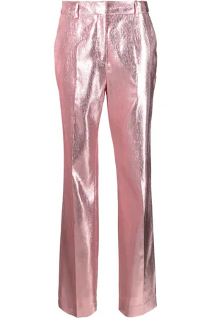 Paco rabanne Metallic-effect tailored trousers
