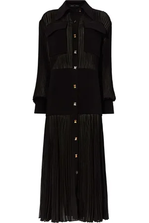 Proenza Schouler Plissé-effect shirt dress