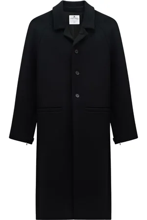 Courrèges Zipped-sleeves single-breasted coat