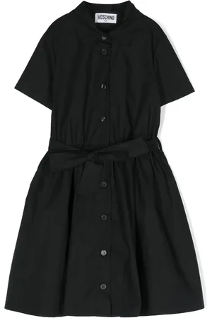 Moschino Logo-print cotton-poplin shirtdress