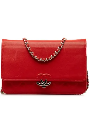 CHANEL 2018 CC Lambskin Wallet on Chain crossbody bag