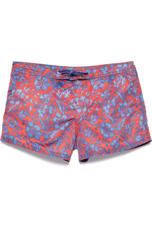 ERL Floral-print swim shorts