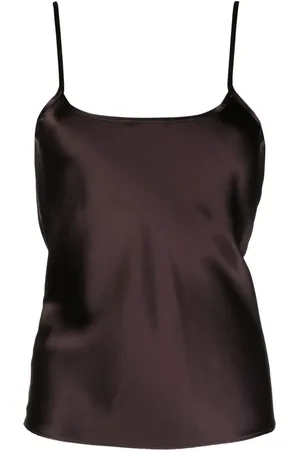 Voz Liquid silk tank top