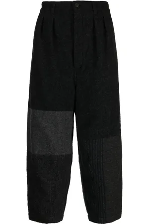 Comme des Garçons Patchwork drop-crotch trousers