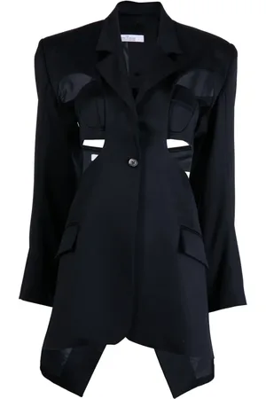 Rokh Cut-out single-breasted blazer