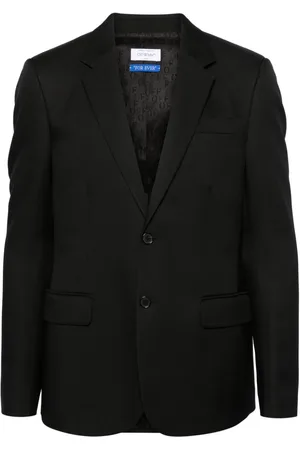 OFF-WHITE Single-breasted twill-weave blazer